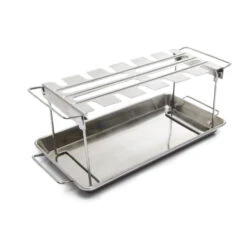 Broil King Stainless Steel Wing Rack With Roaster Pan -BBQGrills Shop BK 64152 item 01