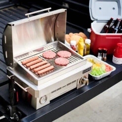 BBQGrills Shop -BBQGrills Shop Coyote 25 Inch 20000 BTU Marine Grade Portable Propane Gas Grill C1PORTLP Lifestyle