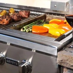 Coyote Drop-In Stainless Steel Griddle Plate 5 Coyote Drop-In Stainless Steel Griddle Plate -BBQGrills Shop Coyote Drop In Stainless Steel Griddle Plate C1GRDL Lifestyle