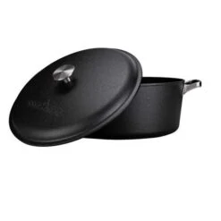 Camp Chef 12-Inch Heritage Pre-Seasoned Cast Iron Dutch Oven - 7 Quart -BBQGrills Shop HDO12 HeroLid 1