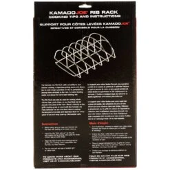 Kamado Joe 5-Slot Rib Rack -BBQGrills Shop Kamado Joe 5 Slot Rib Rack KJ RR Box Rear View