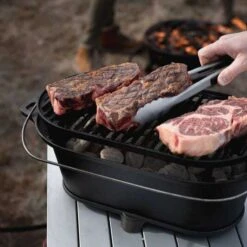 Camp Chef 17-Inch Portable Cast Iron Charcoal Grill -BBQGrills Shop Lifestyle CIGR19 5