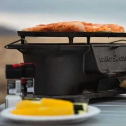 Camp Chef 17-Inch Portable Cast Iron Charcoal Grill -BBQGrills Shop Lifestyle CIGR19 7