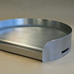 Little Griddle Kettle-Q Round 17-Inch X 14-Inch Stainless Steel Kamado Griddle -BBQGrills Shop Little Griddle Kettle Q 17 Inch x 14 Inch Ceramic Kamado Griddle KQ17R Background