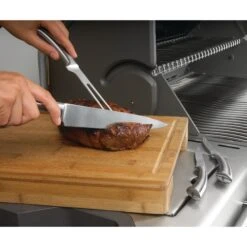 Napoleon PRO 6-Piece Knife Set -BBQGrills Shop Low Res JPG 55206 70012 Knife Set Cutting Board in use