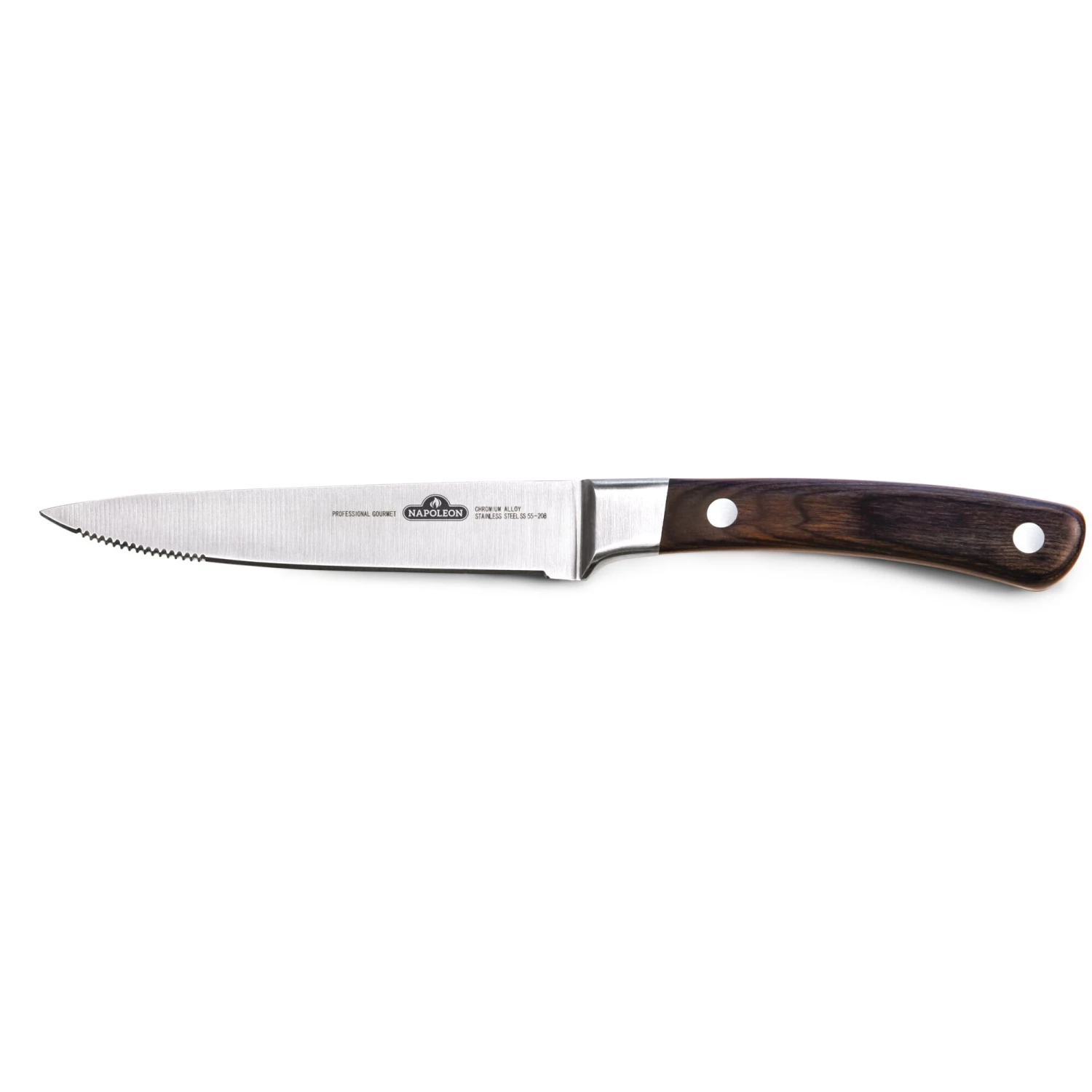 Napoleon PRO 5-inch Stainless Steel Rosewood Steak Knife 1 Napoleon PRO 5-inch Stainless Steel Rosewood Steak Knife