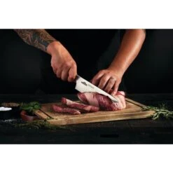 Napoleon Chef Knife 5 Napoleon Chef Knife -BBQGrills Shop Low Res JPG 55211 Chef Knife InUse