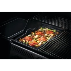 Napoleon Grill Roasting Pan -BBQGrills Shop Low Res JPG 56055 Roasting Pan InUse Chicken Veggies