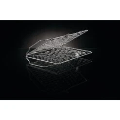 Napoleon Stainless Steel Flexible Grill Basket -BBQGrills Shop Low Res JPG 57012 expandable grill basket on black