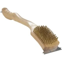 Napoleon 18-Inch Wooden Grill Brush With Brass Bristles