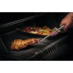 Napoleon PRO Stainless Steel 3-Piece BBQ Toolset -BBQGrills Shop Low Res JPG 70034 spatula in use working