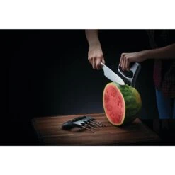 Napoleon Stainless Steel Multi-Use Shredding Claws -BBQGrills Shop Low Res JPG 70043 MeatShreddingClaws InUse Watermelon