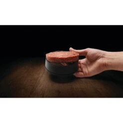 Napoleon Gourmet Burger Press Kit -BBQGrills Shop Low Res JPG 70060 BurgerPressKit InUse Step4