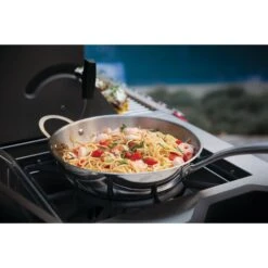 Napoleon 12-Inch Stainless Steel Wok -BBQGrills Shop Low Res JPG Prestige Pro825 3 Life Shrimp and Pasta on Side Burner