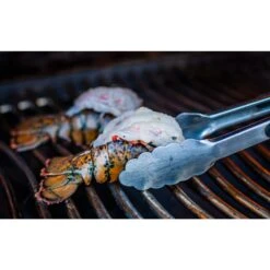 Napoleon Stainless Steel Auto Locking Tongs -BBQGrills Shop Low Res JPG PrestigePRO500RSIB LobsterTails
