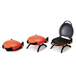 Napoleon TravelQ 2225 Portable Propane Gas Grill - Orange -BBQGrills Shop Low Res JPG TQ2225 O trio