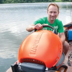 Napoleon TravelQ 2225 Portable Propane Gas Grill - Orange -BBQGrills Shop Low Res JPG TQ2225 lifestyle 06