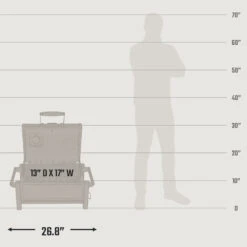 BBQGrills Shop -BBQGrills Shop Oklahoma Joes 17 Inch Rambler Tabletop Charcoal Grill 19402088 Size