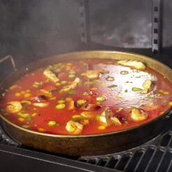 Oklahoma Joe's 19-inch Carbon Steel Deep Dish Pan -BBQGrills Shop Oklahoma Joes 19 inch Carbon Steel Deep Dish Pan 1996978P04 Lifestyle