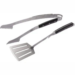 Oklahoma Joe's 2-Piece Gift Set 18-Inch Restaurant-Grade Stainless Steel BBQ Spatula And Tongs