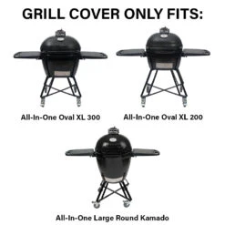 Primo Grill Cover For All-In-One Oval LG 300, Oval JR 200 And Large Round Kamado Freestanding Charcoal Kamado -BBQGrills Shop Primo Grill Cover for All In One Oval LG 300 Oval JR 200 and Large Round Kamado Freestanding Charcoal Kamado 413 Grill Cover Will Fit
