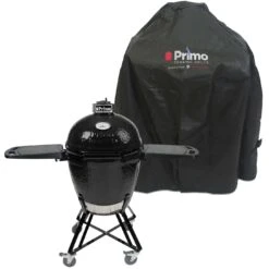Primo Grill Cover For All-In-One Oval LG 300, Oval JR 200 And Large Round Kamado Freestanding Charcoal Kamado