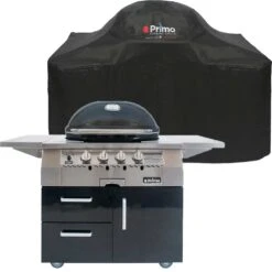 Primo Grill Cover For Oval G420 36-Inch Ceramic Freestanding Kamado Grill