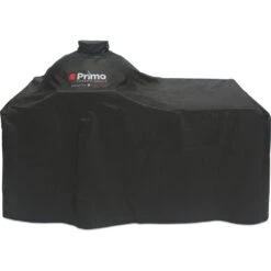 Primo Grill Cover For Oval LG 300 And Oval JR 200 On Counter Top Cypress Kamado Table -BBQGrills Shop Primo Grill Cover for Oval LG 300 and Oval JR 200 on Counter Top Cypress Kamado Table 423