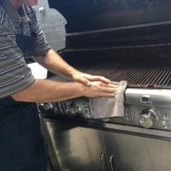 Saber Grills Foaming BBQ Grill Cleaner And Polish - Breaks Up Stains And Grime - 13 Oz. Can -BBQGrills Shop Saber Grills Foaming BBQ Grill Cleaner and Polish Breaks up Stains and Grime 13 Oz Can A00YY5717 Cleaning