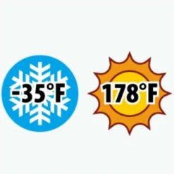 Shield Covers Platinum Series Premium Grill Cover For Freestanding Grills - Fits 38-Inch Up To 74-Inch Wide Grills -BBQGrills Shop Shield Covers Platinum Series Premium Grill Cover Detailed Image Temperatures 4