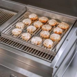 TEC Grills Stainless Steel Infrared Grill Tray For Patio FR, Sterling Patio FR, And Searmaster FR Series Grills -BBQGrills Shop Tec PFRGRTRAY infrared grill tray patio sterling FR detail baking cinnamon rolls
