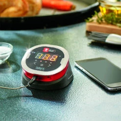 Weber Grills IGrill 2 Wireless Bluetooth Grill Thermometer With 2 Pro-Meat Probes