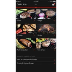 Weber Grills IGrill 3 Wireless Bluetooth Smart Connection Grill Thermometer With 2 Pro-Meat Probes For Genesis II Gas Grills -BBQGrills Shop Weber 7203 iGrill 2 bluetooth thermometer App Set your alarmsl 1