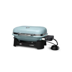 Weber Grills Lumin 1000 Compact 23-Inch 120V Portable Electric Grill - Light Blue -BBQGrills Shop Weber Grills Lumin 1000 Compact 23 Inch 120V Portable Electric Grill Light Blue 2