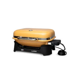 Weber Grills Lumin 2000 26-Inch 120V Portable Electric Grill - Yellow -BBQGrills Shop Weber Grills Lumin 2000 26 Inch 120V Portable Electric Grill Yellow 2