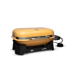 Weber Grills Lumin 2000 26-Inch 120V Portable Electric Grill - Yellow -BBQGrills Shop Weber Grills Lumin 2000 26 Inch 120V Portable Electric Grill Yellow 3