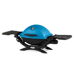 Weber Grills Q 1200 Portable Propane Gas Grill - Blue -BBQGrills Shop Weber Grills Q 1200 Portable Propane Gas Grill Blue 51080001 Left
