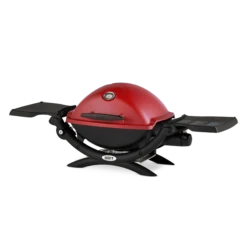 Weber Grills Q 1200 Portable Propane Gas Grill - Red -BBQGrills Shop Weber Grills Q 1200 Portable Propane Gas Grill Red 51040001 Left