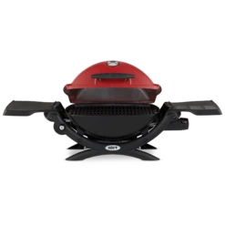 BBQGrills Shop -BBQGrills Shop Weber Grills Q 1200 Portable Propane Gas Grill Red 51040001 Open