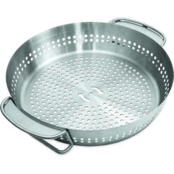 Weber Grills Stainless Steel Poultry Roaster -BBQGrills Shop Weber Poultry Roaster 8838 holder removed