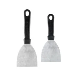 Blackstone Griddle 4-inch Stainless Steel Scraper With Plastic Handle - 2 Pack