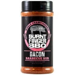 Burnt Finger BBQ Bacon BBQ Seasoning & Dry BBQ Rub - 12.1 Oz Bottle