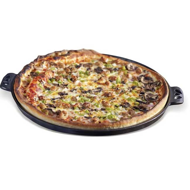 Camp Chef 14-Inch Pre-Seasoned Cast Iron Pizza Pan 2 Camp Chef 14-Inch Pre-Seasoned Cast Iron Pizza Pan - Image 2
