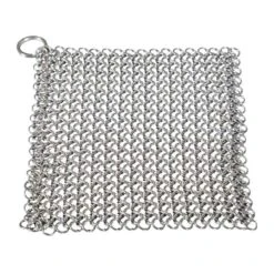 Camp Chef 7-Inch Chainmail Scrubber For Cast Iron Or Steel Griddles