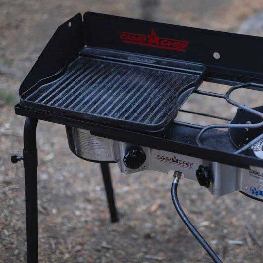 Camp Chef 16-Inch Reversible Cast Iron Grill & Griddle 4 Camp Chef 16-Inch Reversible Cast Iron Grill & Griddle - Image 4