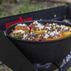 Camp Chef 12-Inch Pre-Seasoned Cast Iron Classic Standard Dutch Oven - 6 Quart -BBQGrills Shop ex60lw sdo12 prettyink 24