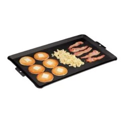 Camp Chef 19-Inch Mountain Series Steel Griddle - Fits Deluxe Outdoor Oven -BBQGrills Shop fg20 seasoned food