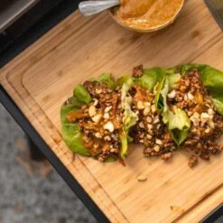 Camp Chef 14-Inch Bamboo Cutting Board -BBQGrills Shop flattop foods 20