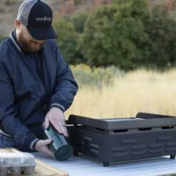 Camp Chef VersaTop 14-Inch Portable Flat Top Propane Gas Grill System With Griddle -BBQGrills Shop ftg250 1602