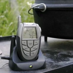 Camp Chef Wireless Thermometer With Stainless Steel Probe -BBQGrills Shop ltrm ls8
